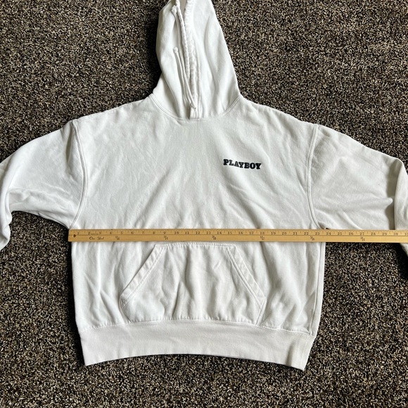 PacSun White Classic Sweater with Ribbed Cuffs - Picture 4 of 6